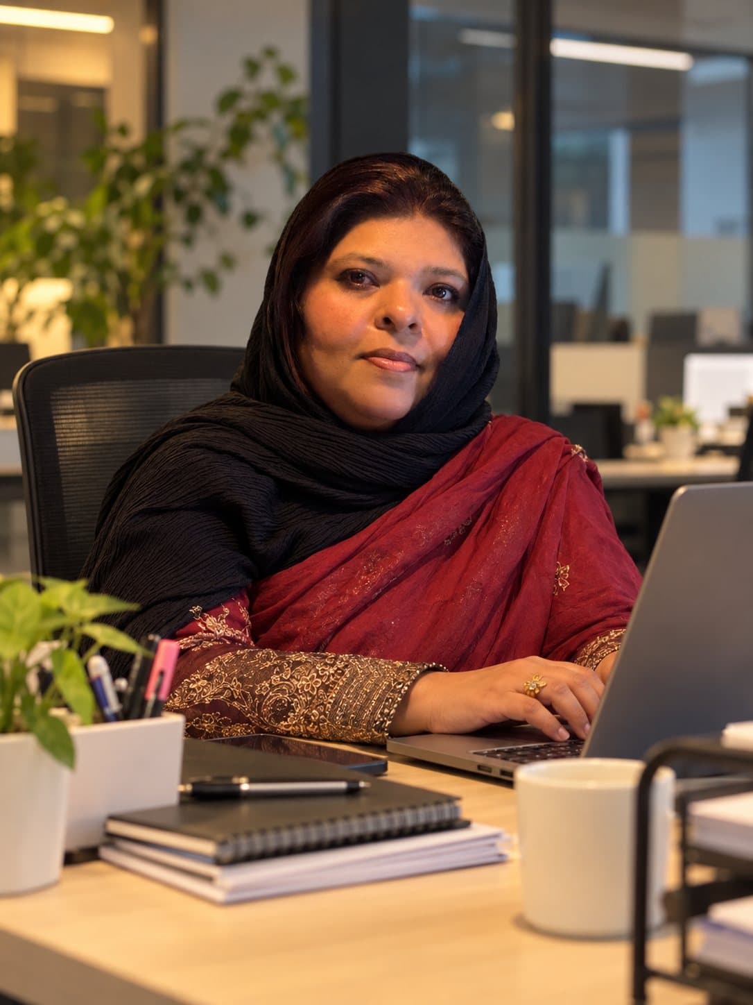 Portrait of Maira Almas, Chief Executive Officer at LAMHA Technologies